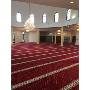 Red Border Masjid Carpet