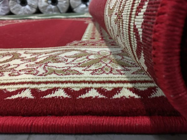 Red Hira Portable Prayer Carpet