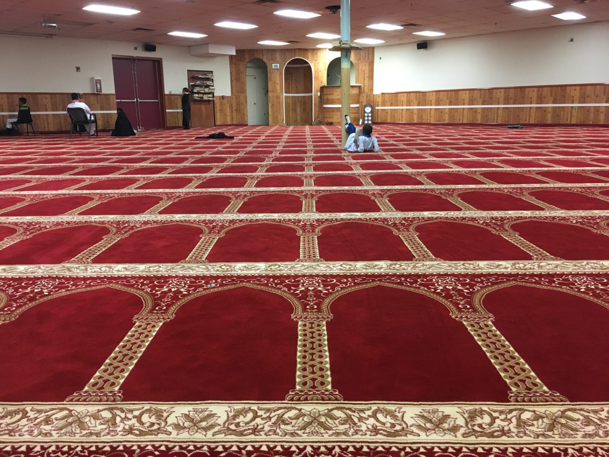 Wool Masjid Carpet Super Red Hira 100 Wool Made in 